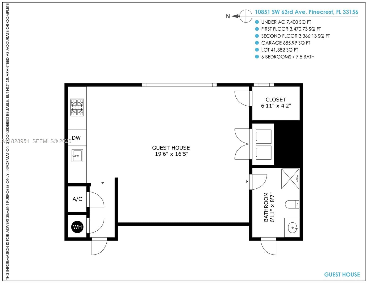 10851 SW 63rd Ave, Pinecrest FL 33156 — 63