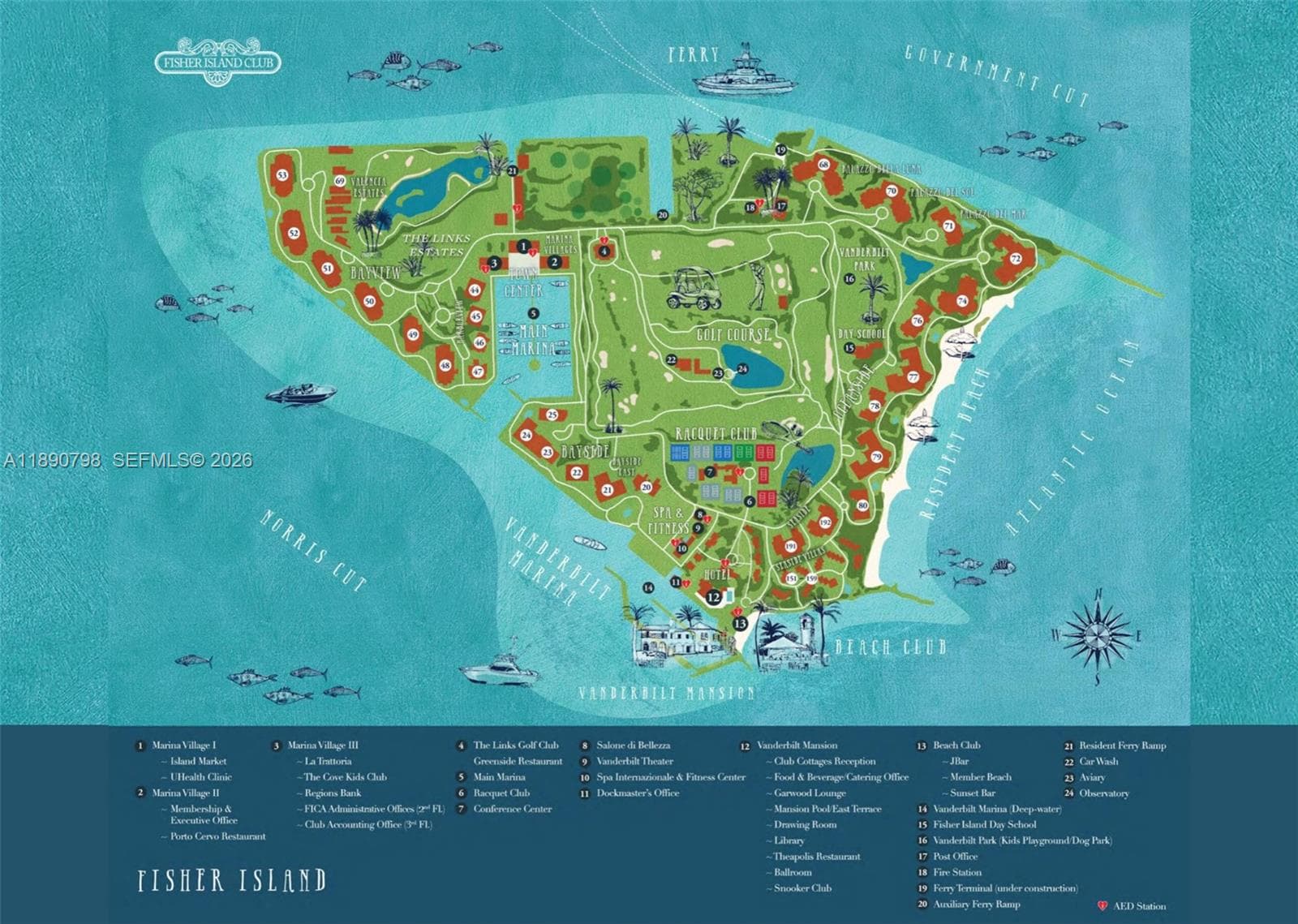 1007 Fisher Island Drive, Miami Beach FL 33109 — 33